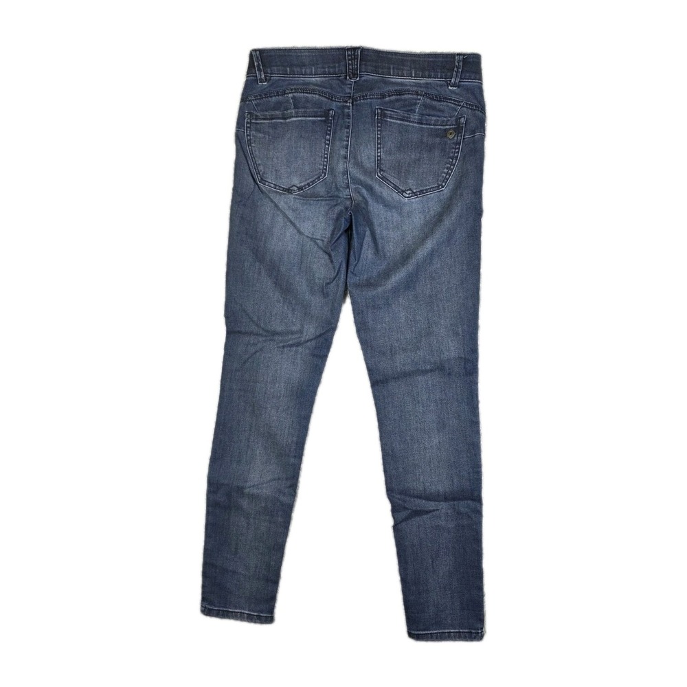 Democracy Absolution Luxe Touch Jeggings Size 6 Blue Distressed Skinny Jeans - Picture 2 of 10